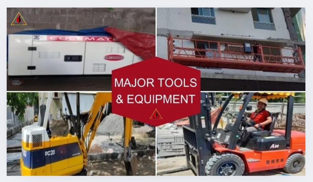Major Tools and Equipment